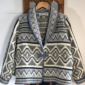 VINTAGE FLASHBACK MULTICOLOR AZTEC JACKETS SIZE S